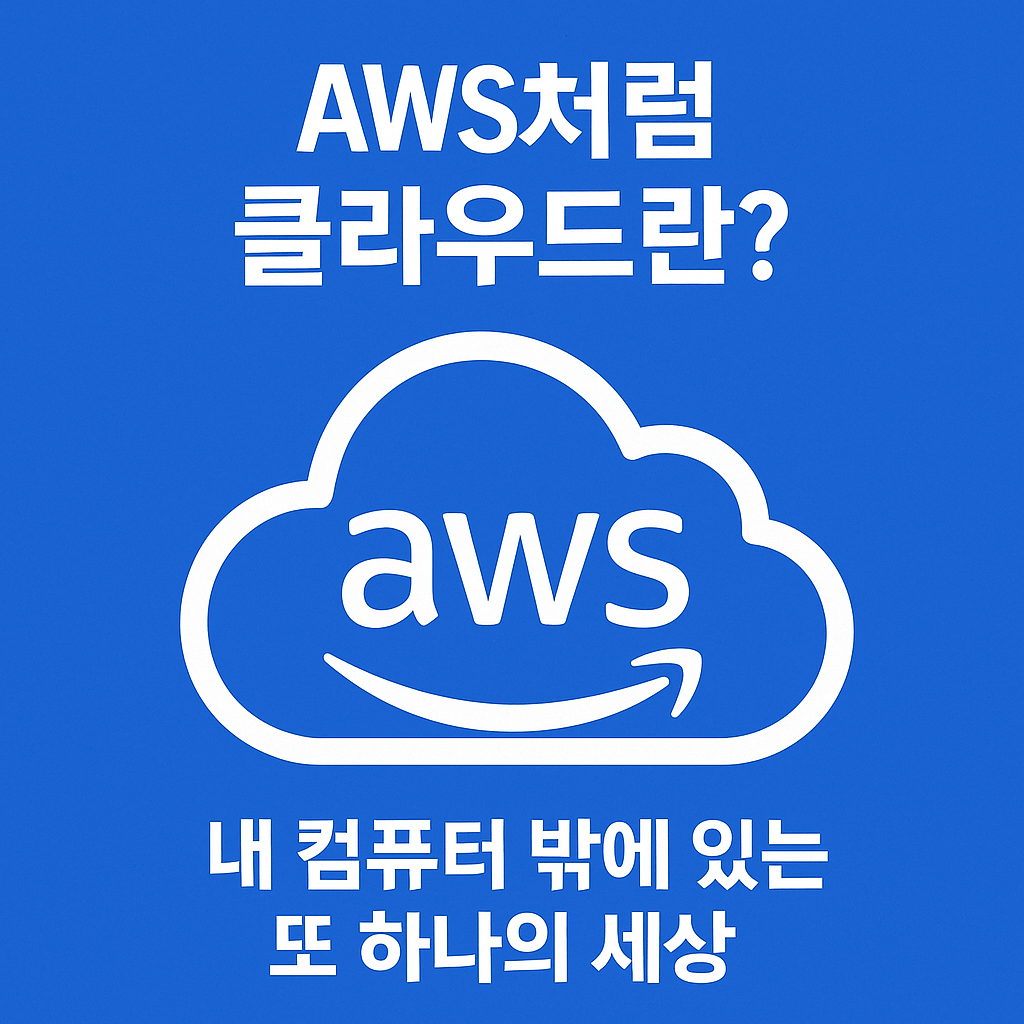 ☁️ AWS처럼 클라우드란? —&nbsp;구름인가?